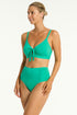 Sea Level Essentials Tie Front Dd/e Top